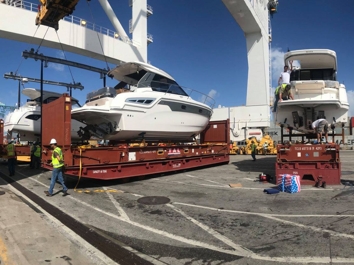 The Bavaria Fleet arrived at the Port of Miami